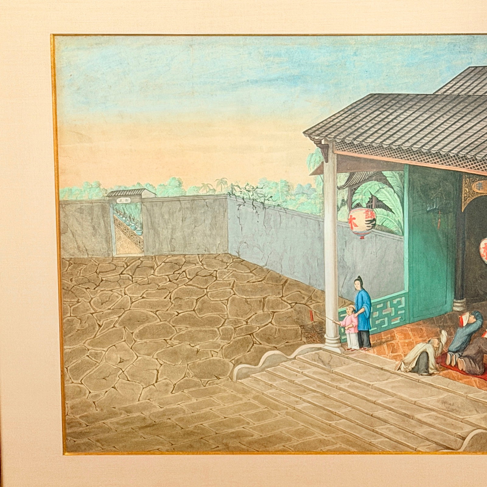 Two Chinese Export Paintings - 3