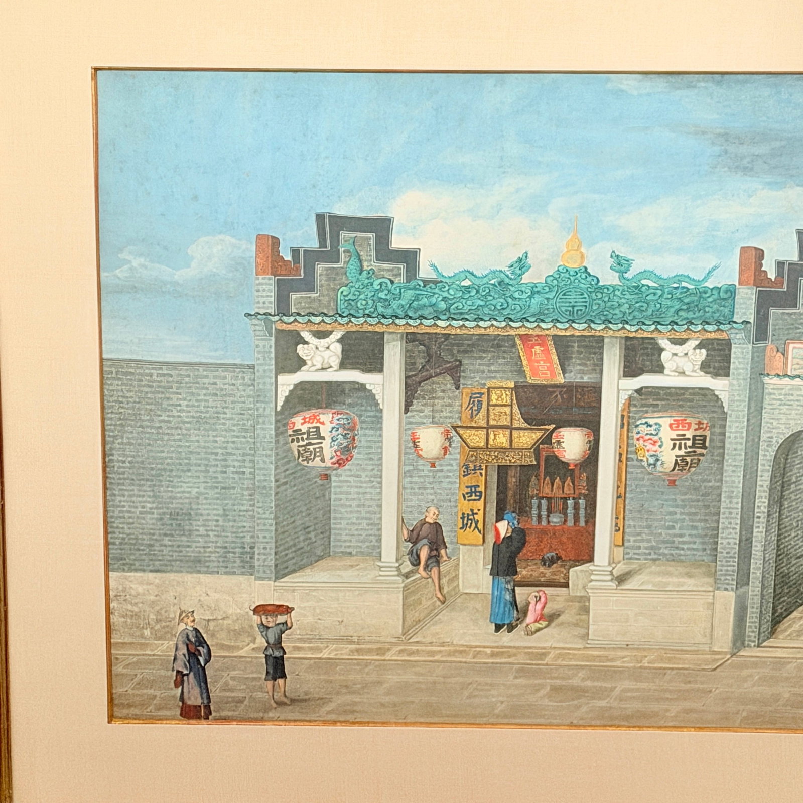 Two Chinese Export Paintings - 8