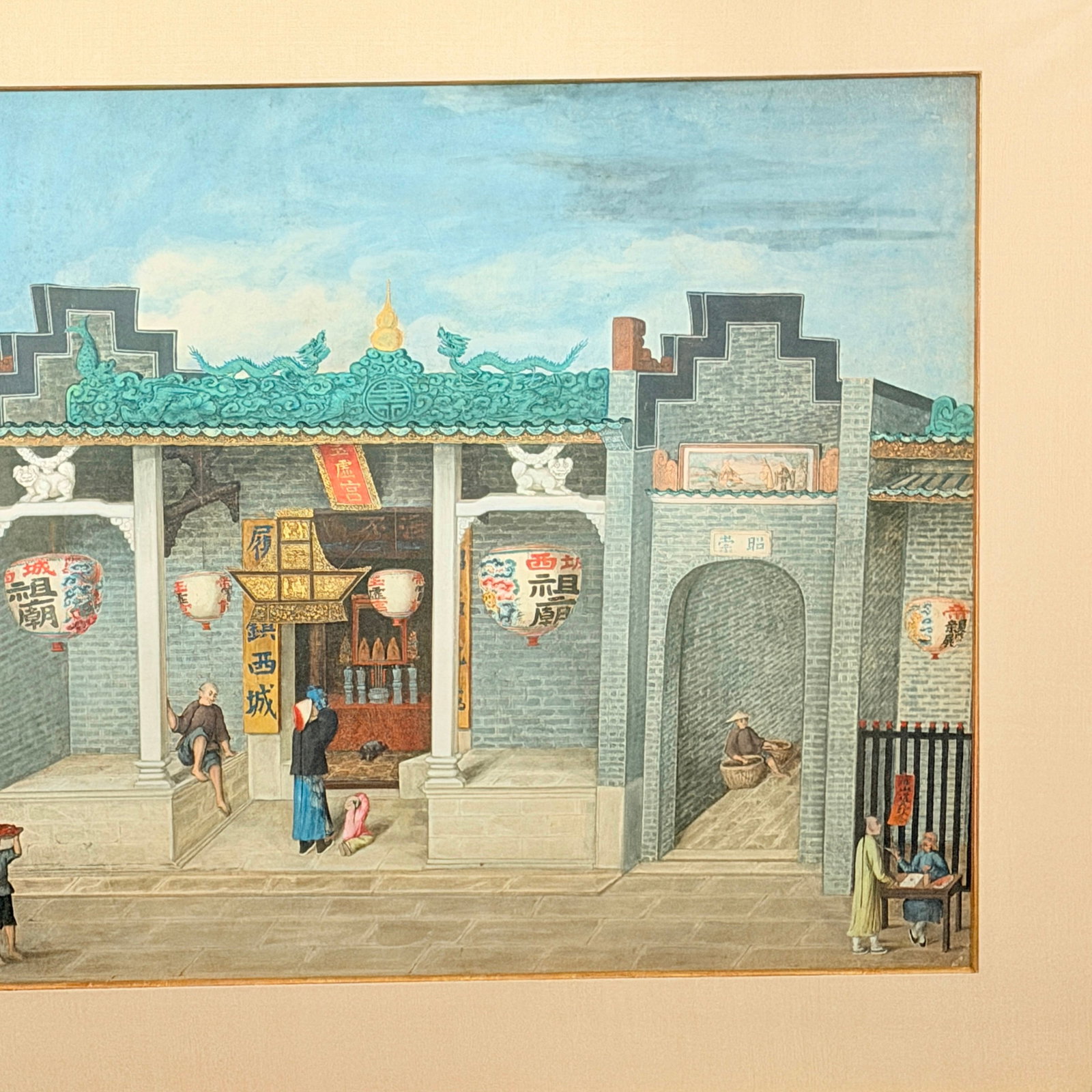 Two Chinese Export Paintings - 9