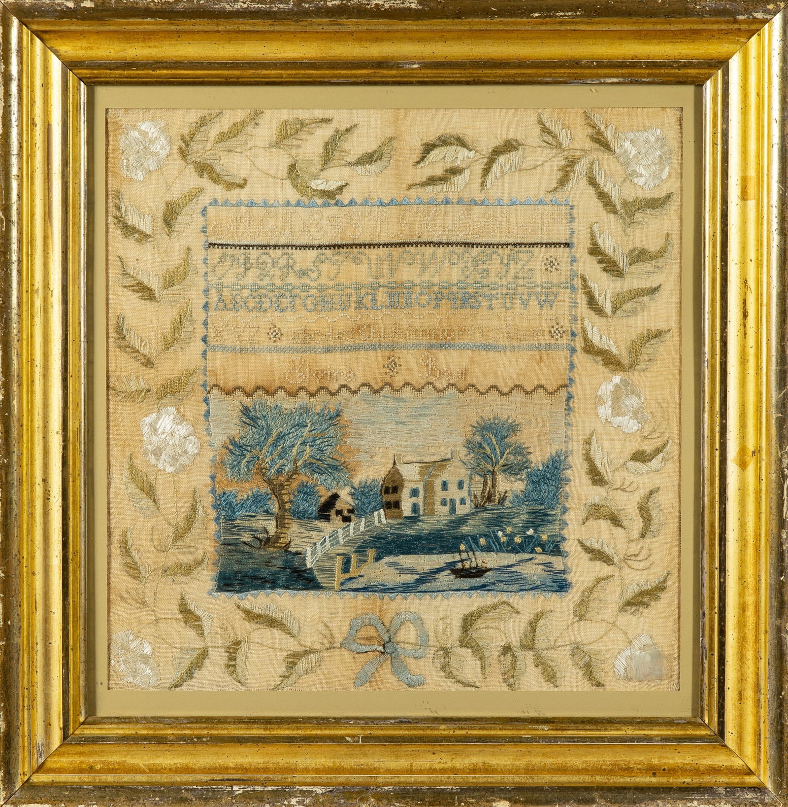 Needlework Sampler "Elvira Beal" (1 of 1)
