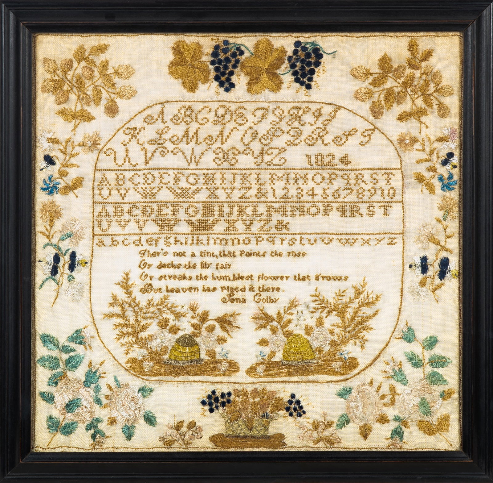 Needlework Sampler "Lena Colby" (1 of 1)