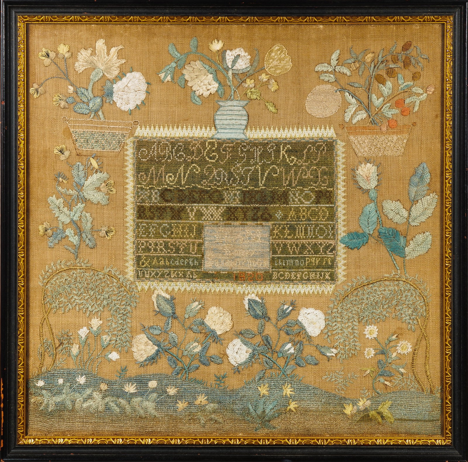 Needlework Sampler "Fanny Moore" (1 of 2)