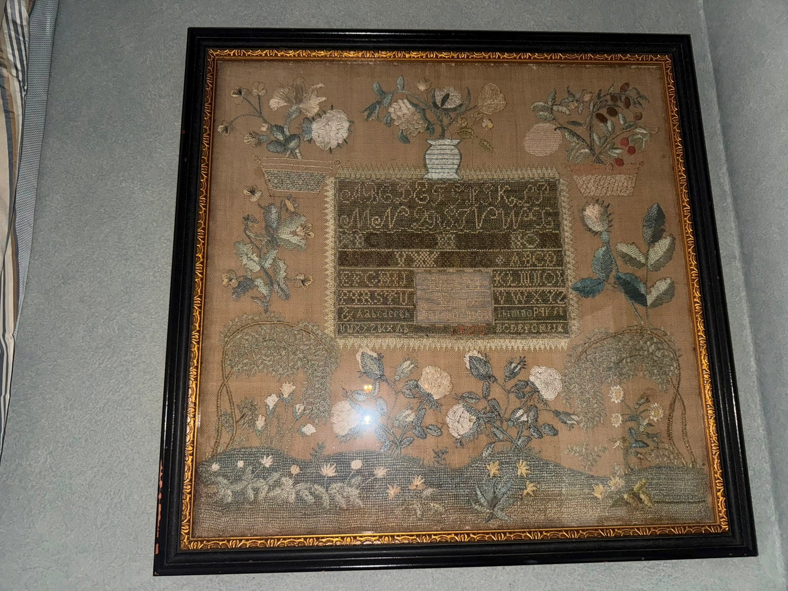 Needlework Sampler "Fanny Moore" - 2