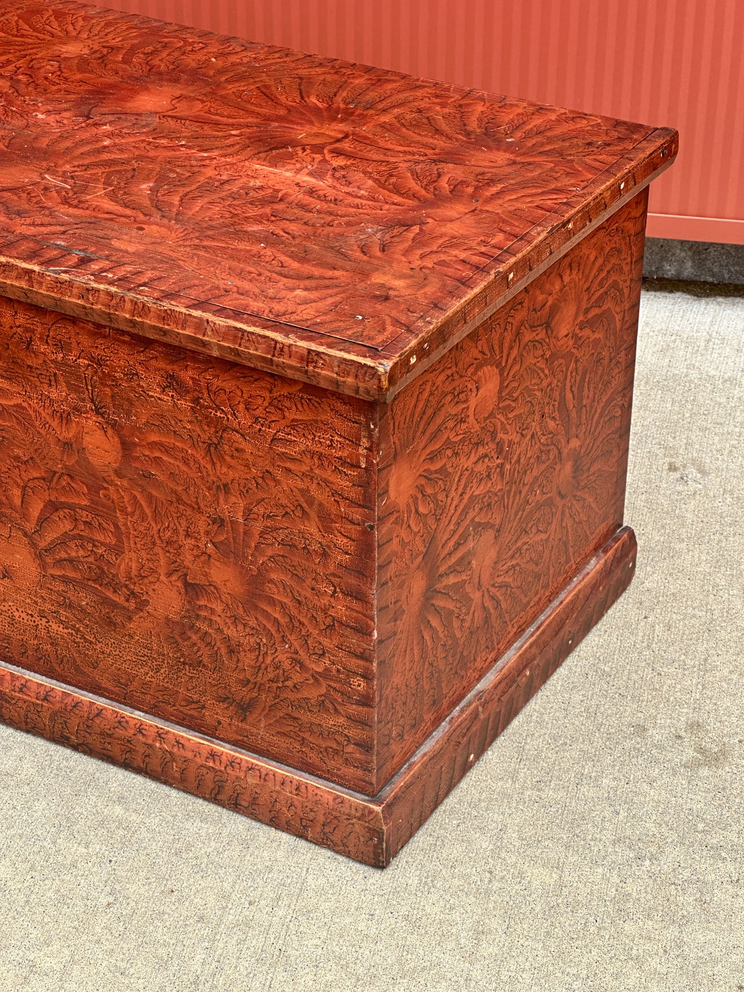 Putty Painted Pine Blanket Chest - 2