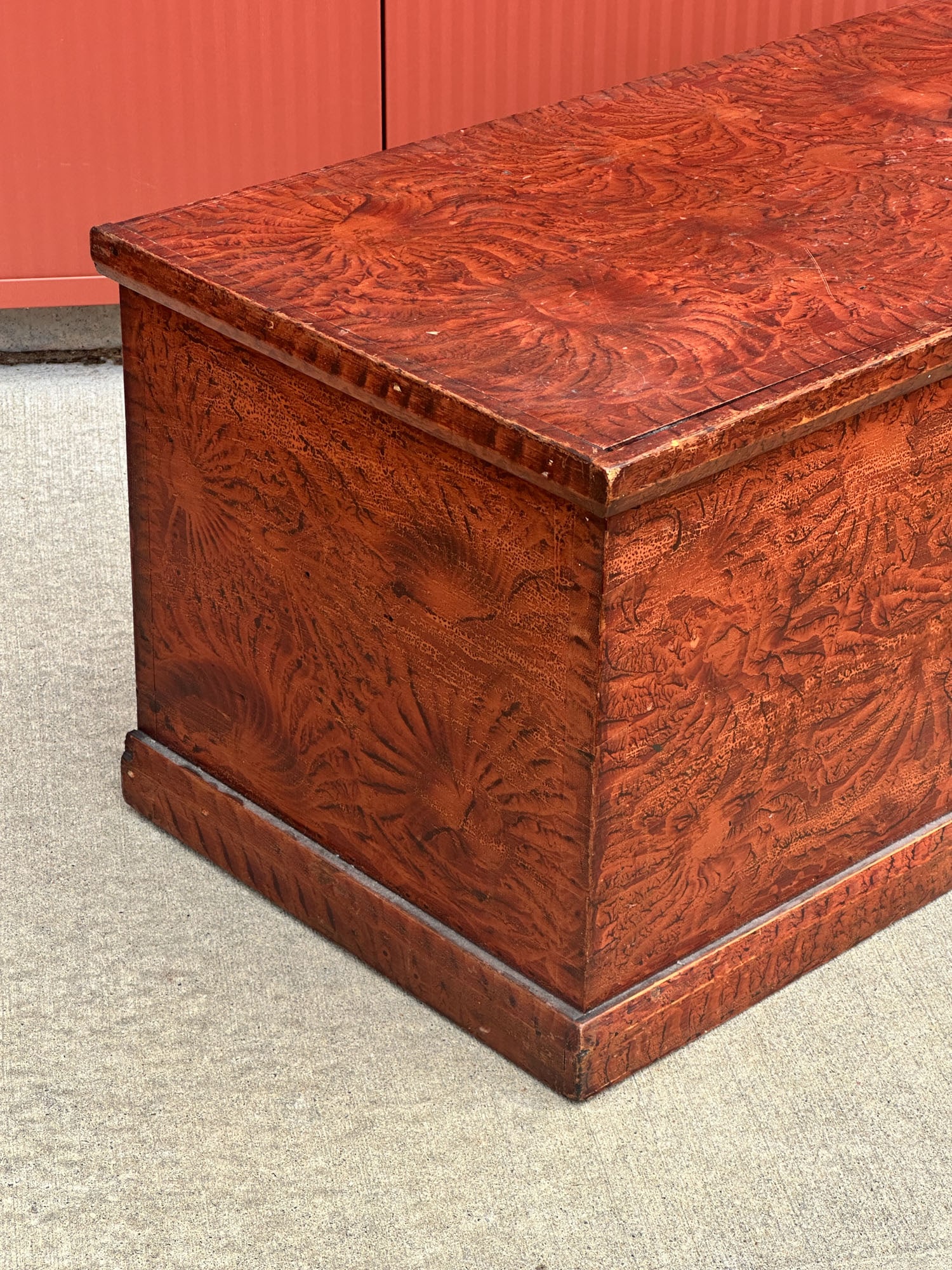 Putty Painted Pine Blanket Chest - 3