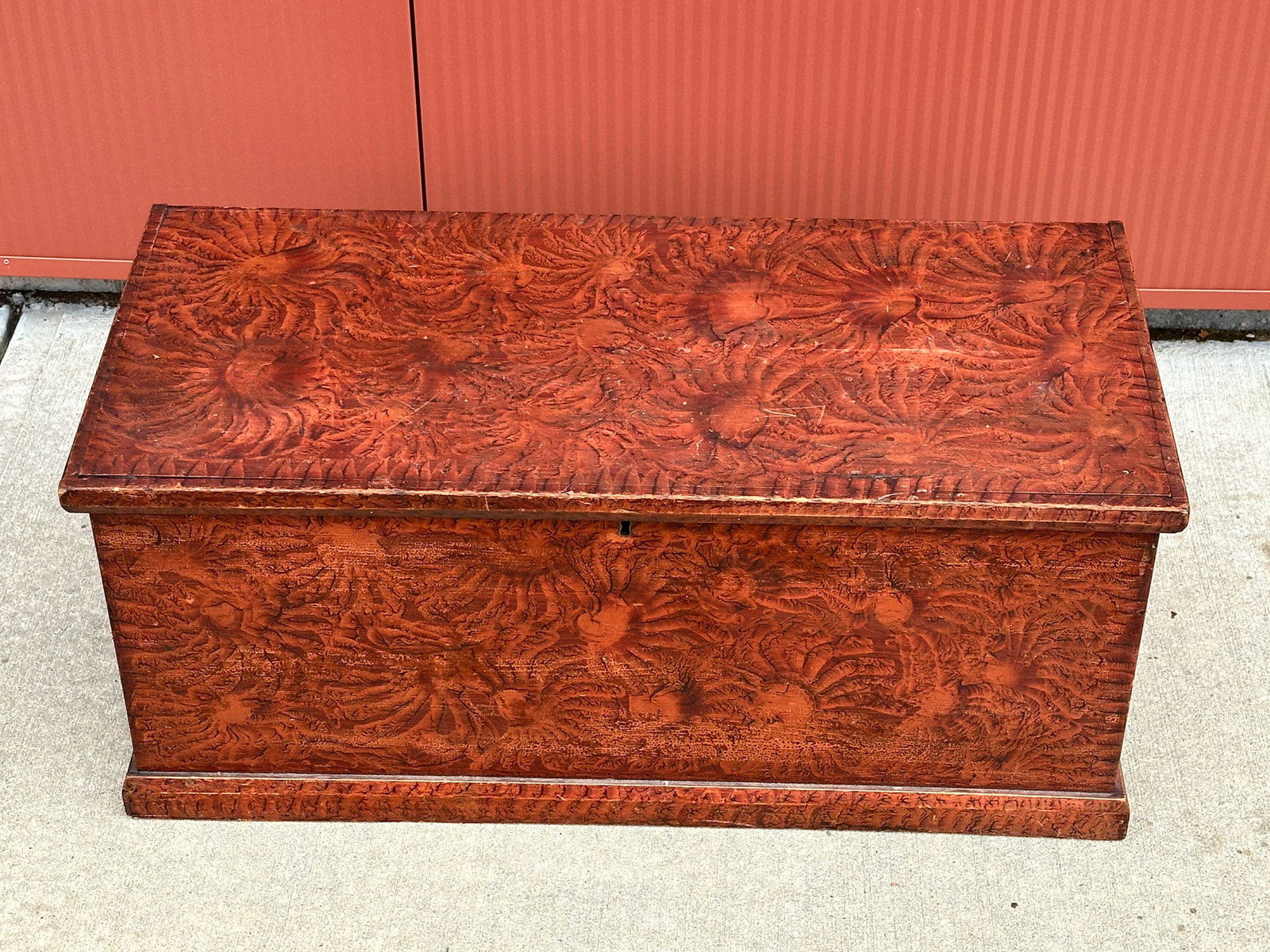 Putty Painted Pine Blanket Chest - 4