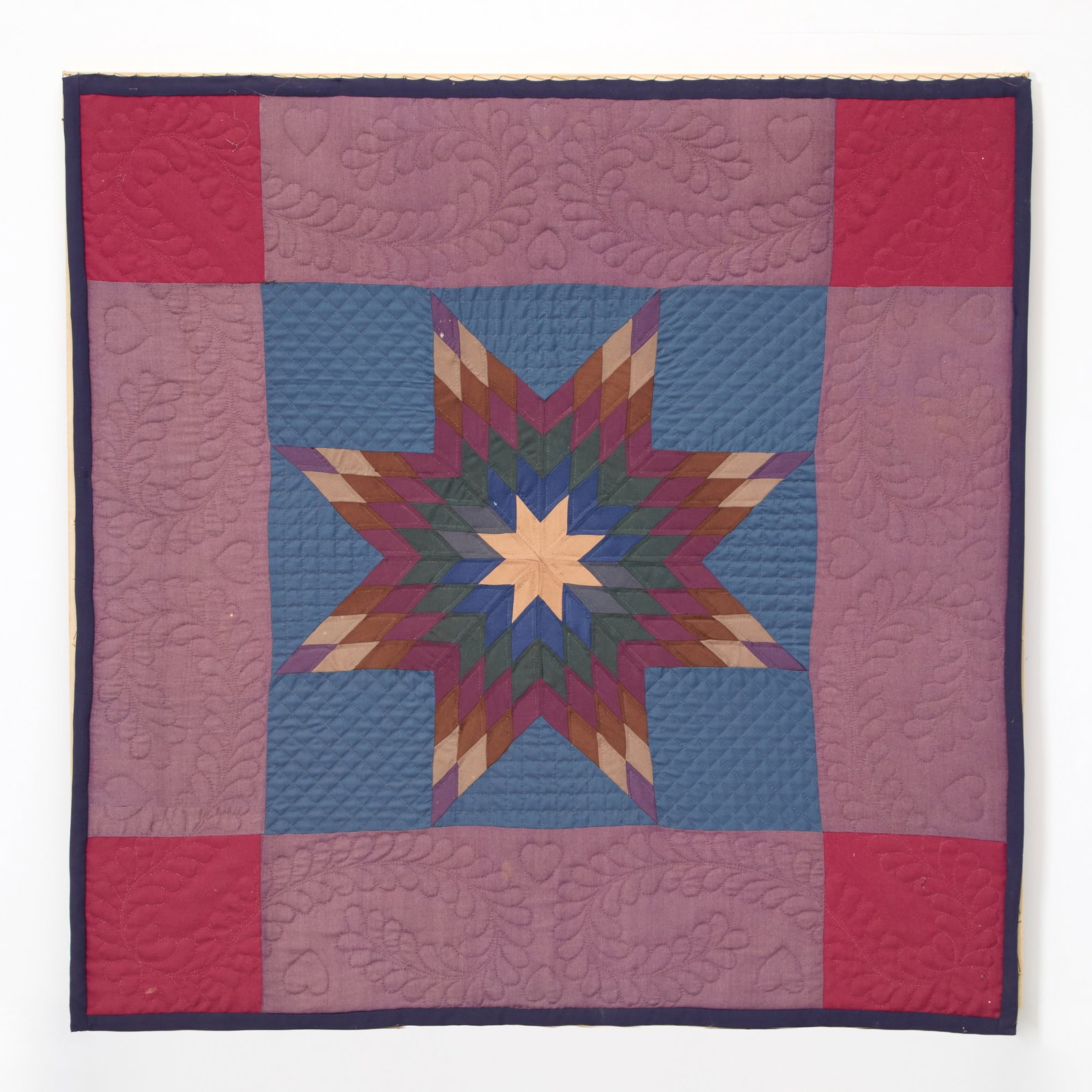Amish Wool and Cotton Crib Quilt (1 of 4)