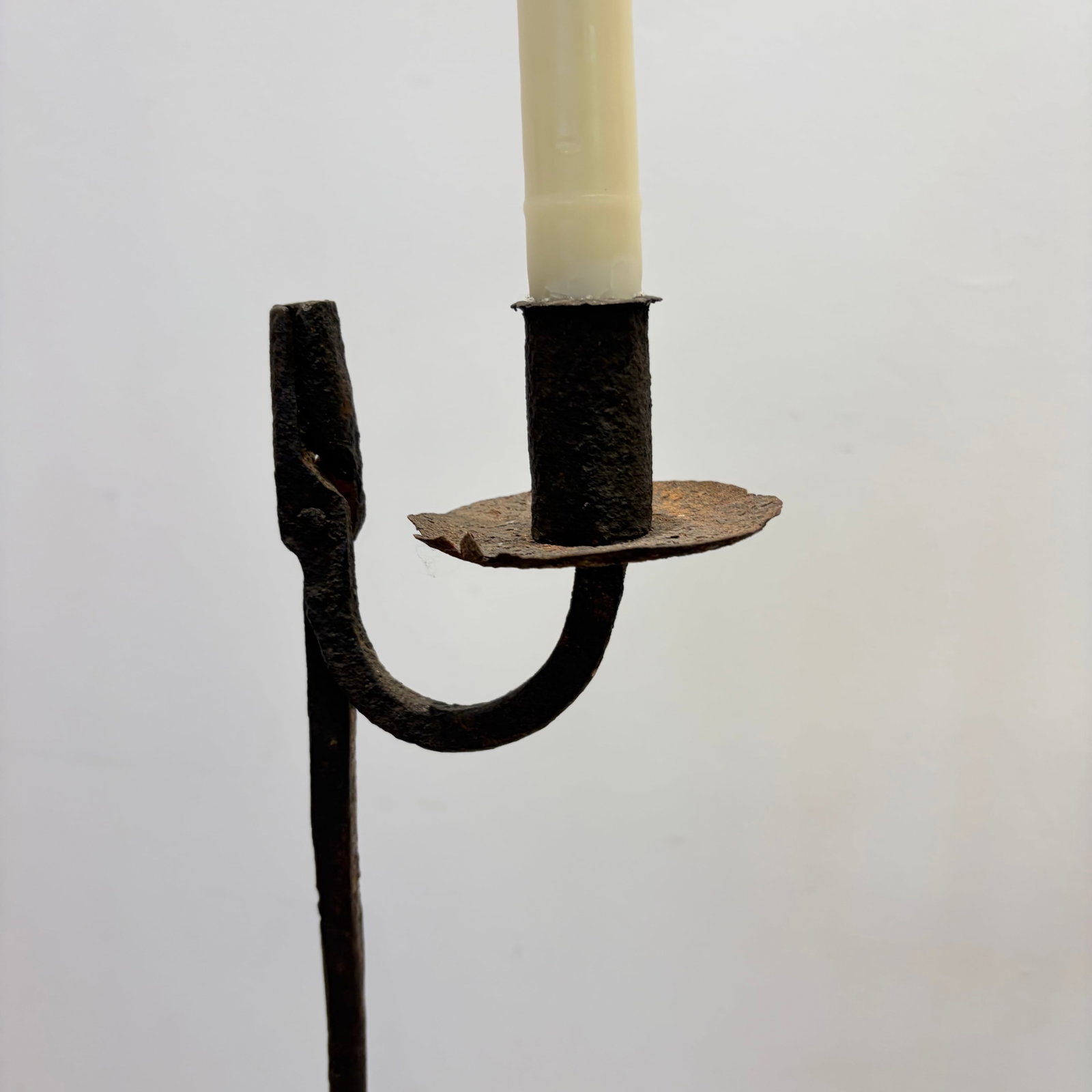 Two Wrought Iron Candlestands - 3