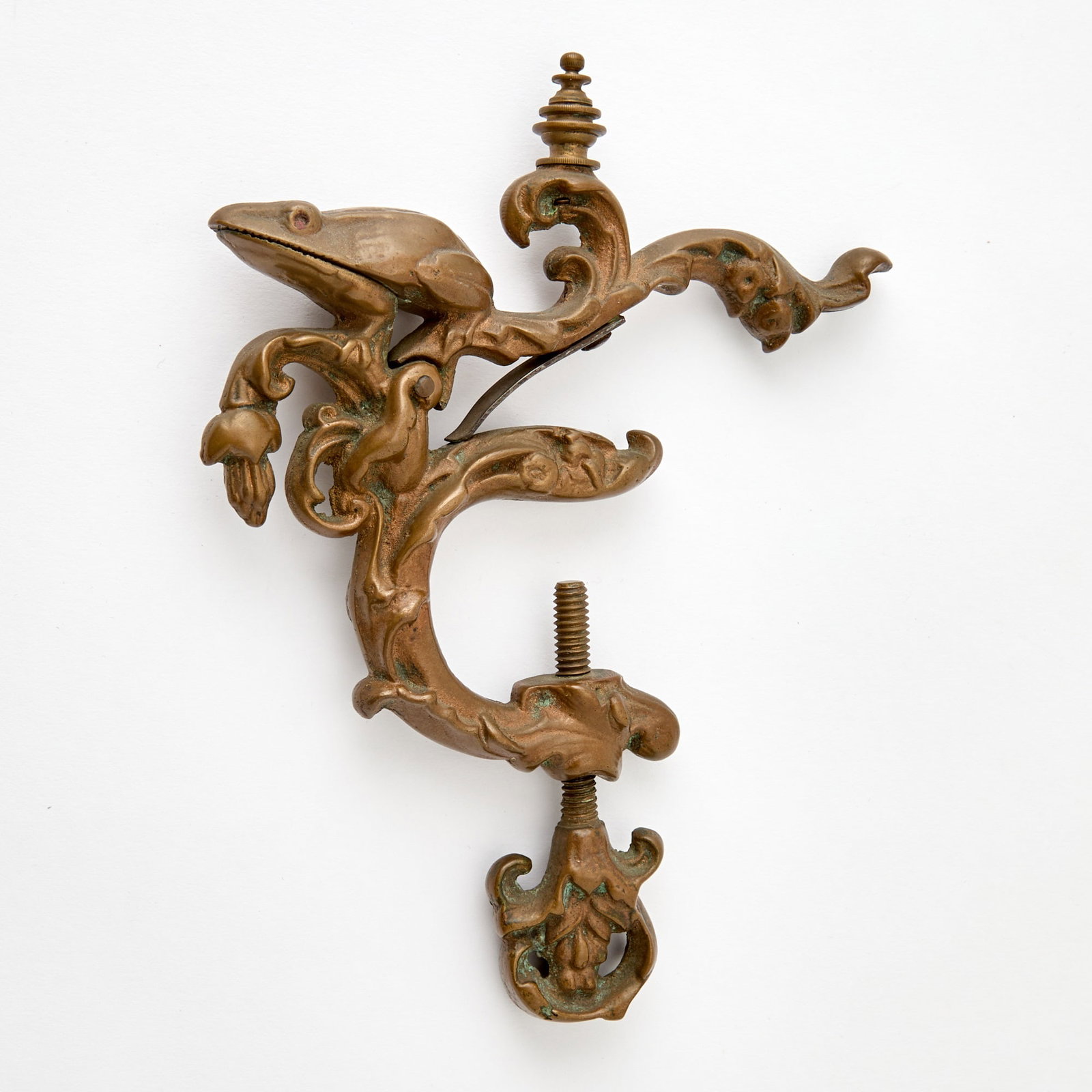 Cast Brass Frog Sewing Clamp (1 of 2)