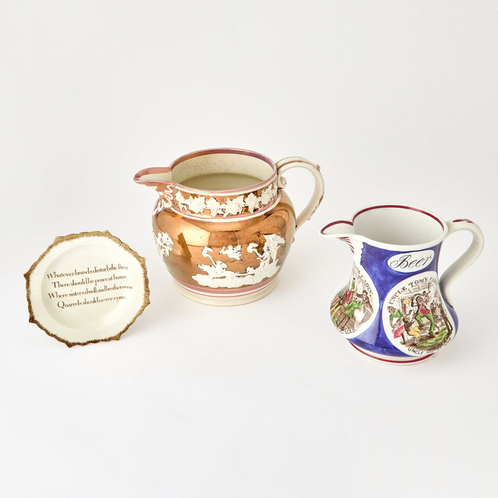 Three Staffordshire Table Articles (1 of 5)