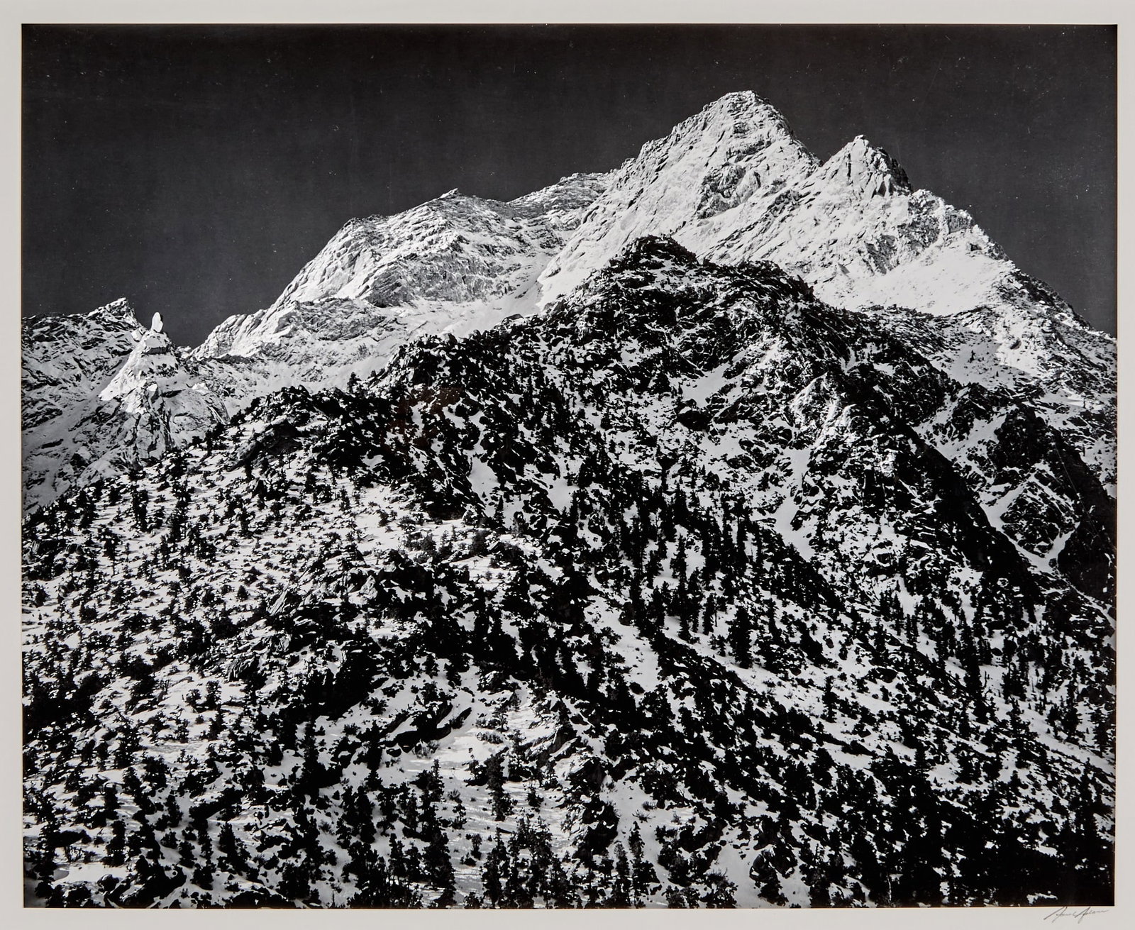 Ansel Adams, Lone Pine Peak, Sierra Nevada, California, 1960s. (1 of 4)