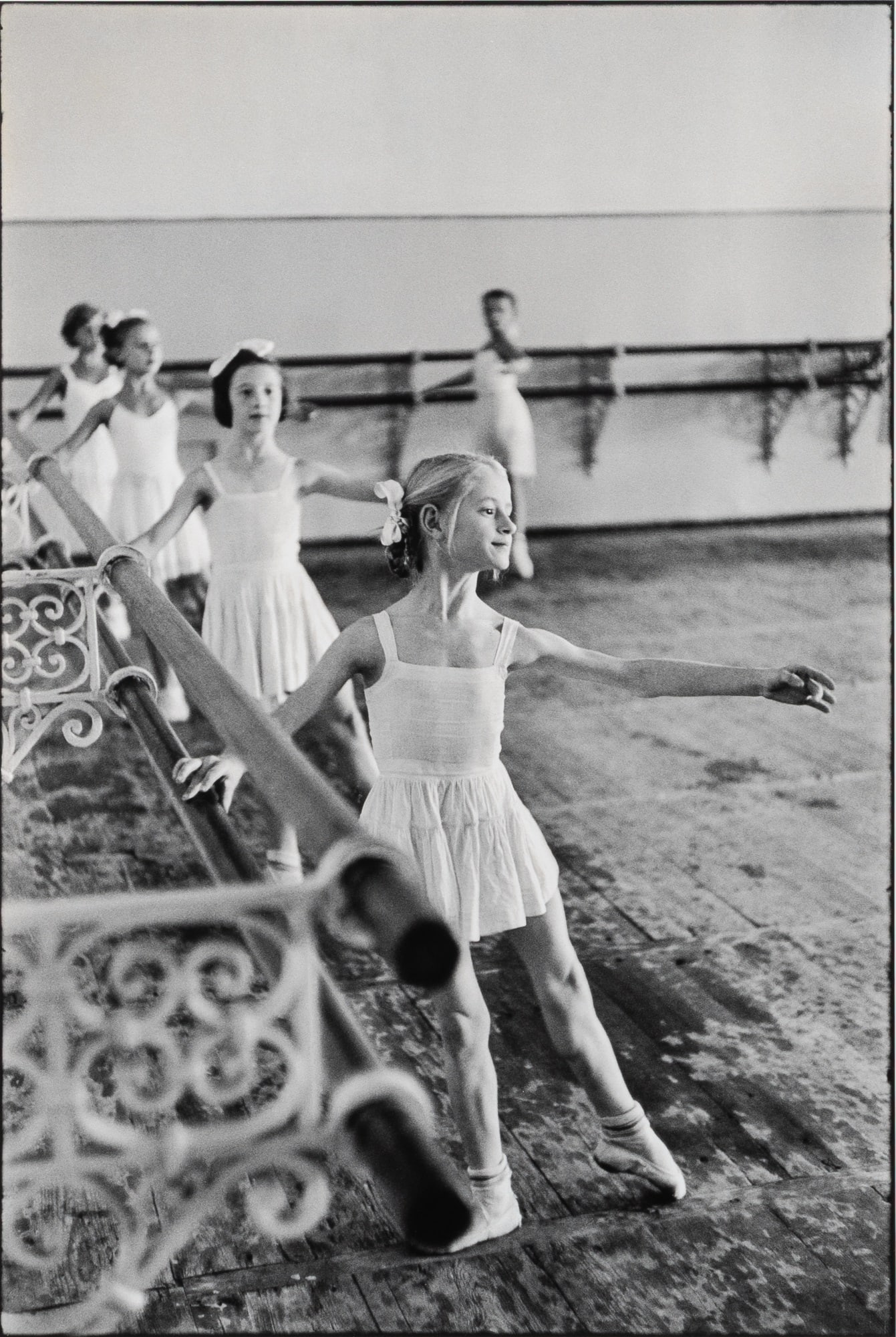 Henri Cartier-Bresson, Bolshoi Ballet School, Moscow, USSR, 1954: CARTIER-BRESSON, HENRI (1908–2004) Bolshoi Ballet School, Moscow, USSR, 1954, printed later (likely 1980s). Gelatin silver print, 17 1/2 x 11 3/4 inches (448 x 298 mm) on larger sheet,