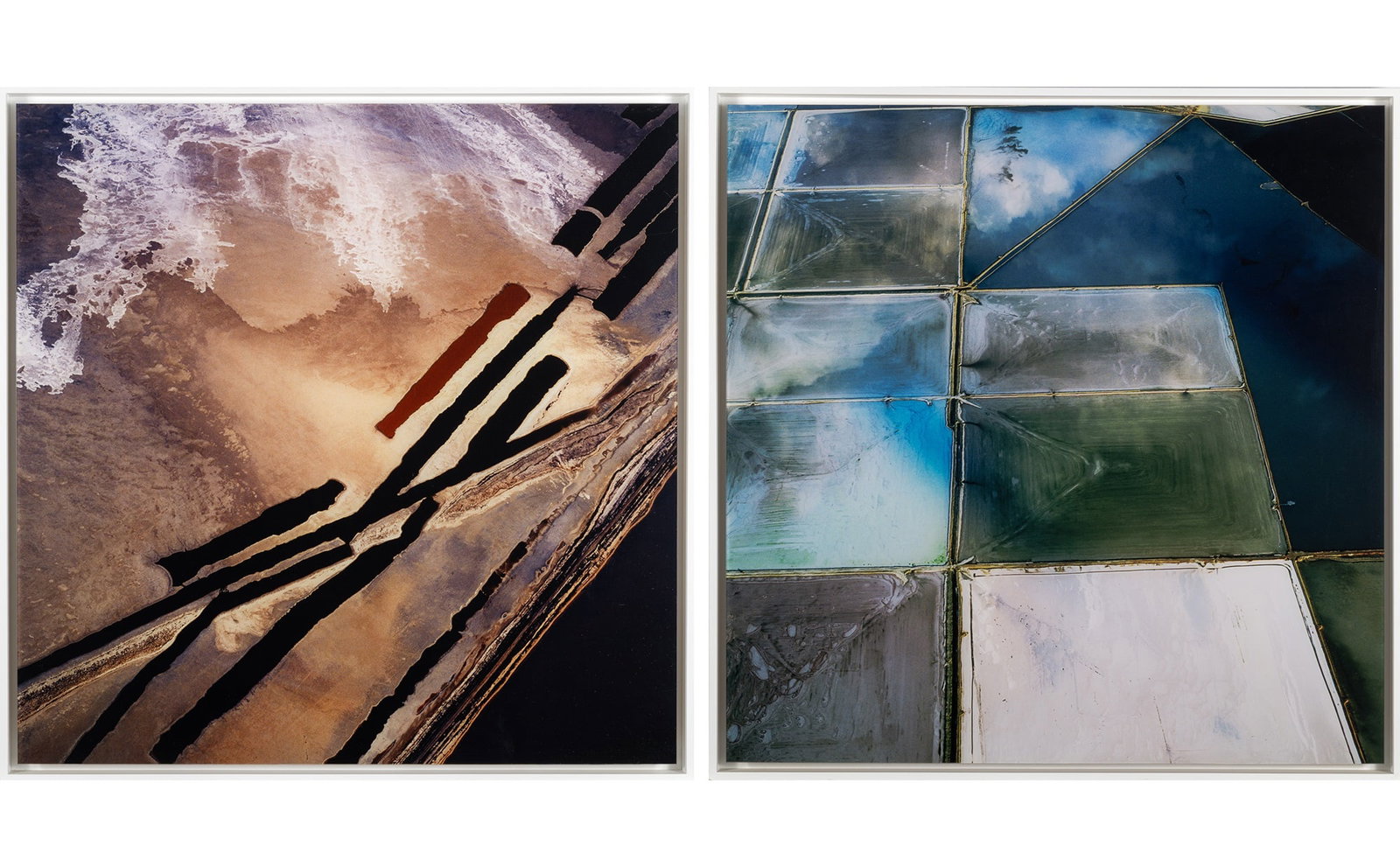 David Maisel, Two images from the Terminal Mirage series, 2003 (1 of 5)