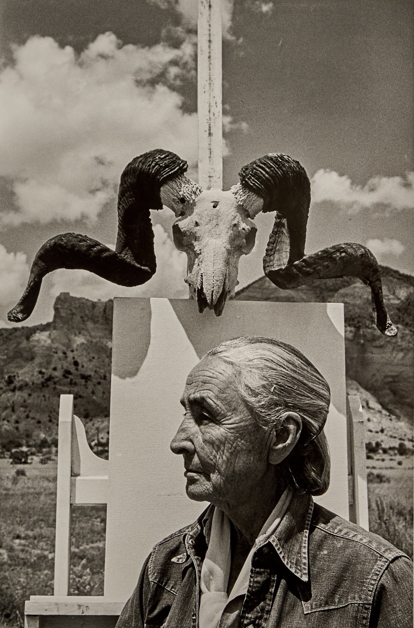 Arnold Newman, Georgia O'Keeffe, Ghost Ranch, New Mexico, 1968 (1 of 4)