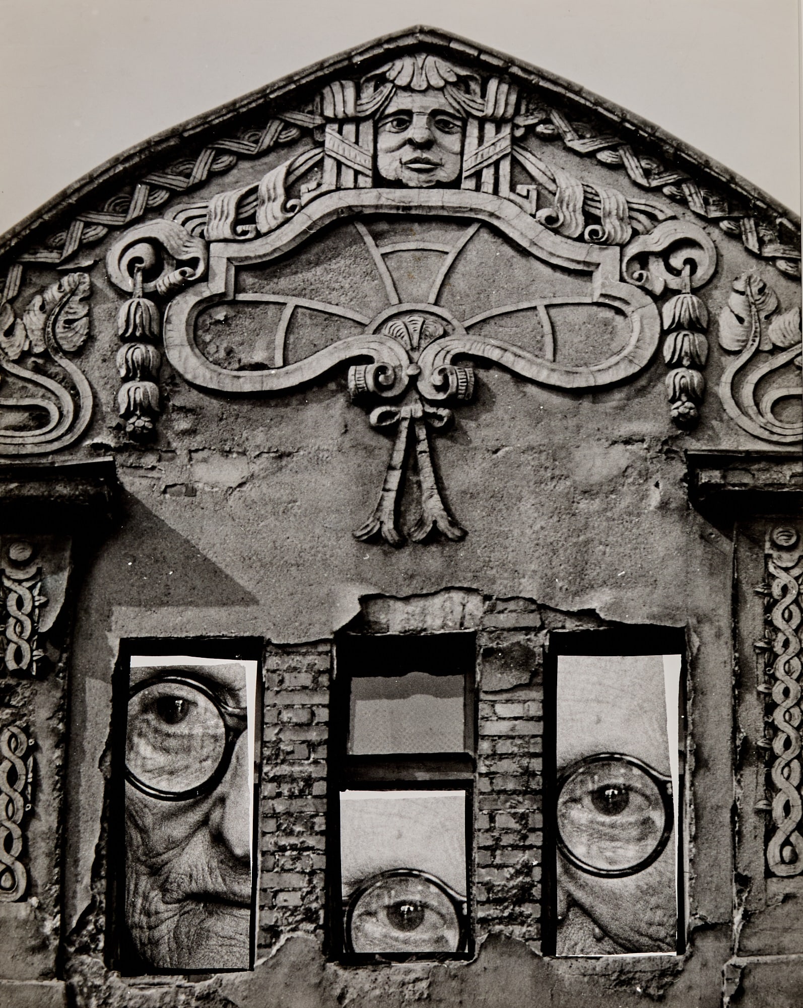 Zofia Rydet, two fine surreal images: RYDET, ZOFIA (1911-1997) Two surreal images, 1960s. Gelatin silver prints, the largest 17 1/2 x 13 1/2 inches (445 x 340 mm), each with the photographer's stamps on