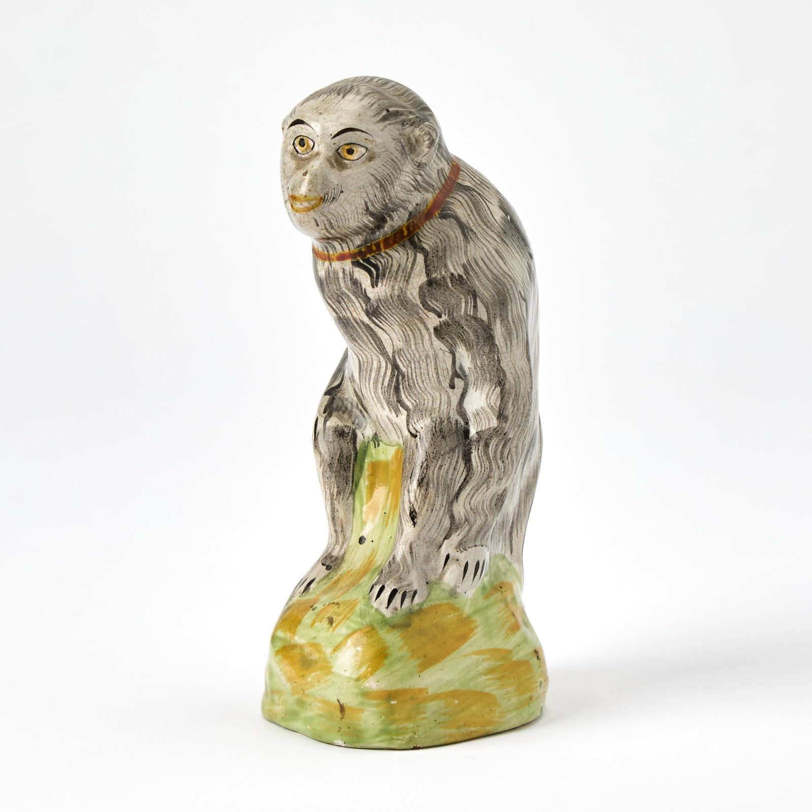 Staffordshire Figure of a Seated Monkey (1 of 5)