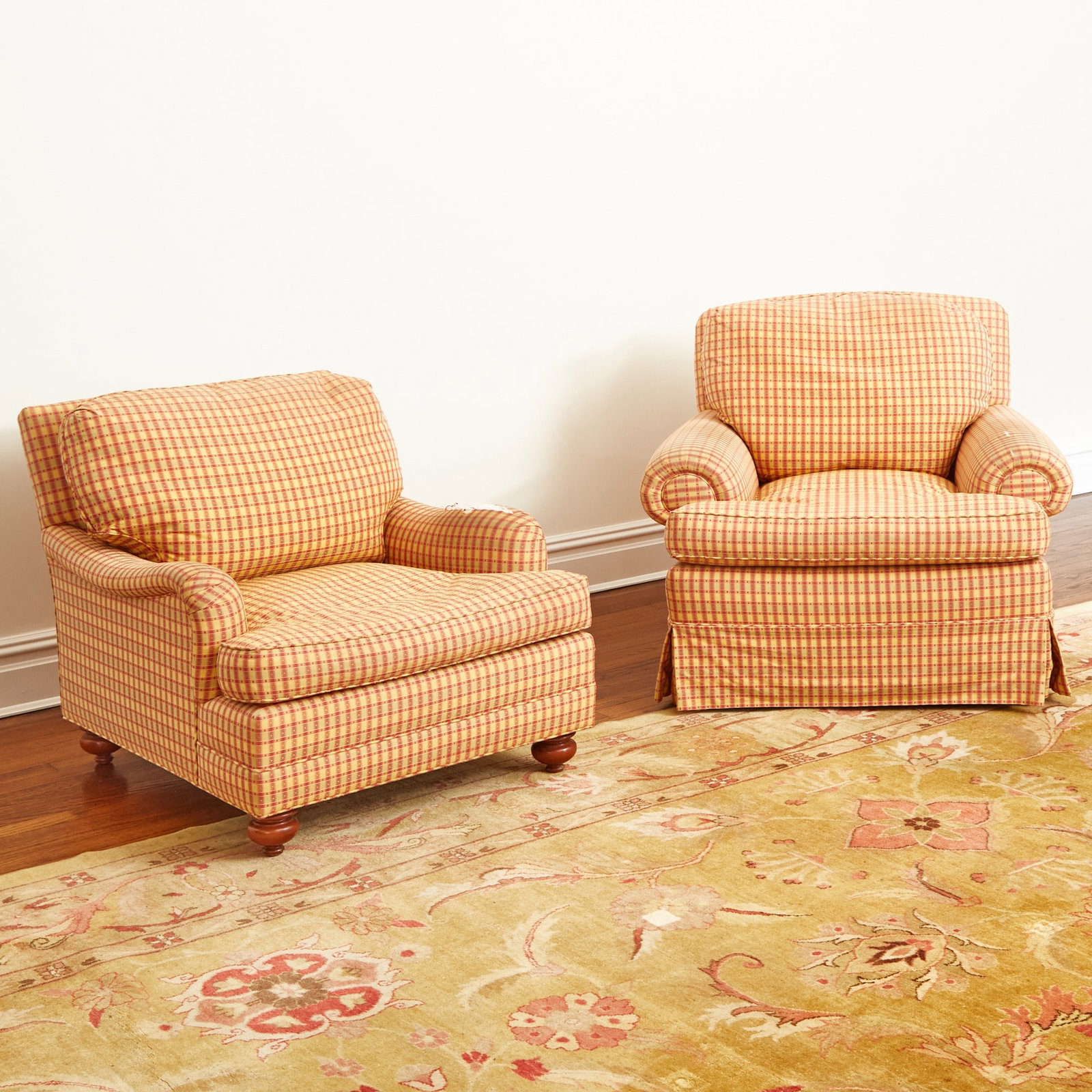 Two Similar Upholstered Chairs (1 of 2)