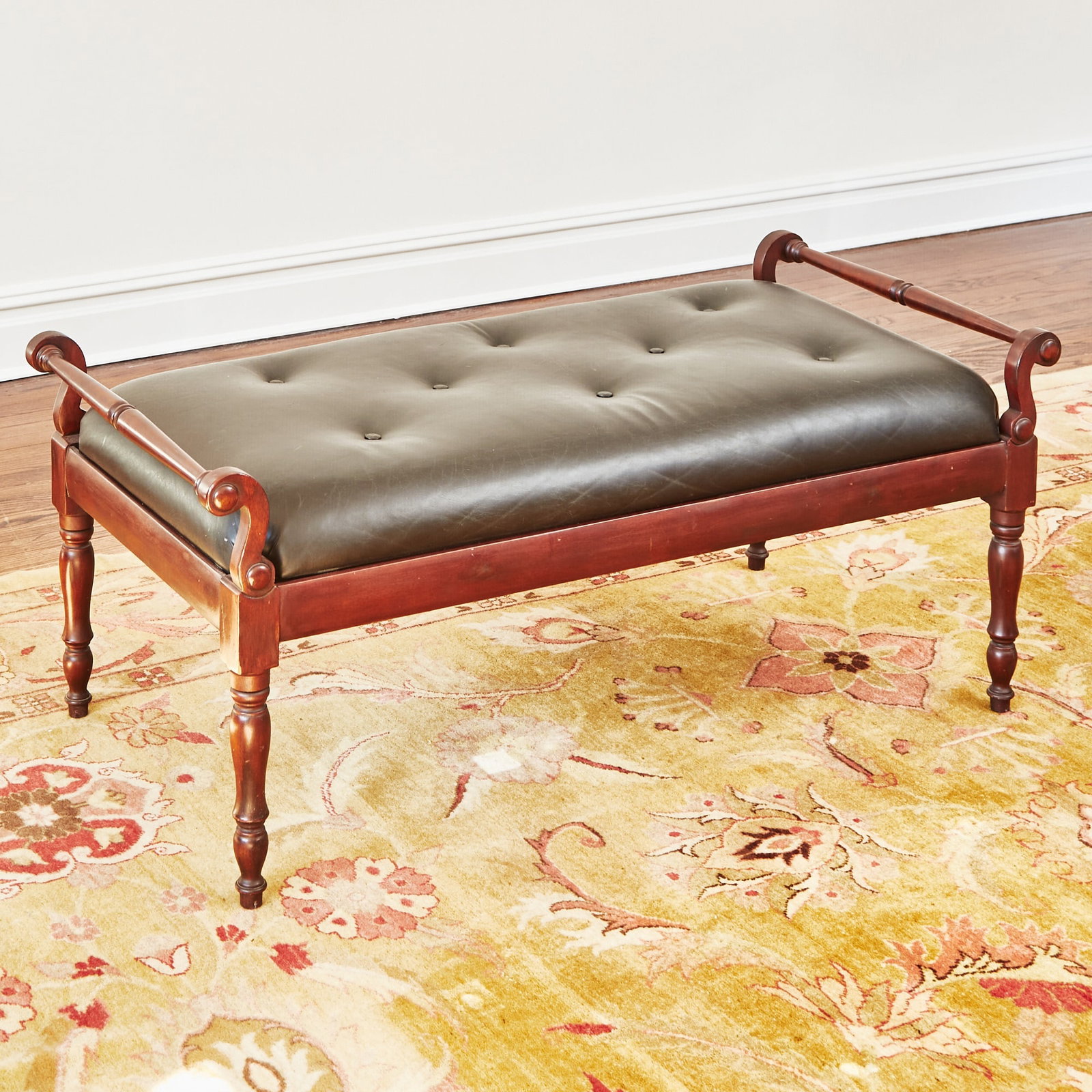 Regency Style Mahogany Hall Bench (1 of 3)