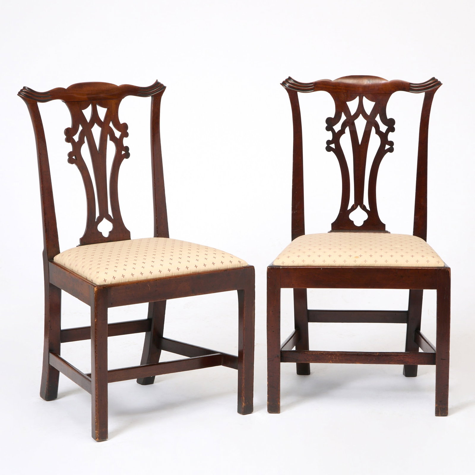 Pair of George III Mahogany Side Chairs (1 of 3)