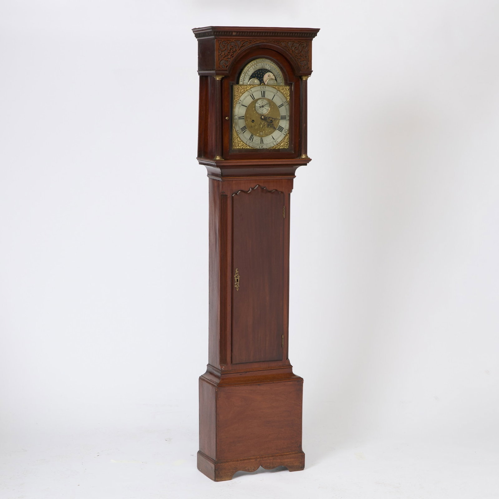 George III Mahogany Long Case Clock (1 of 5)