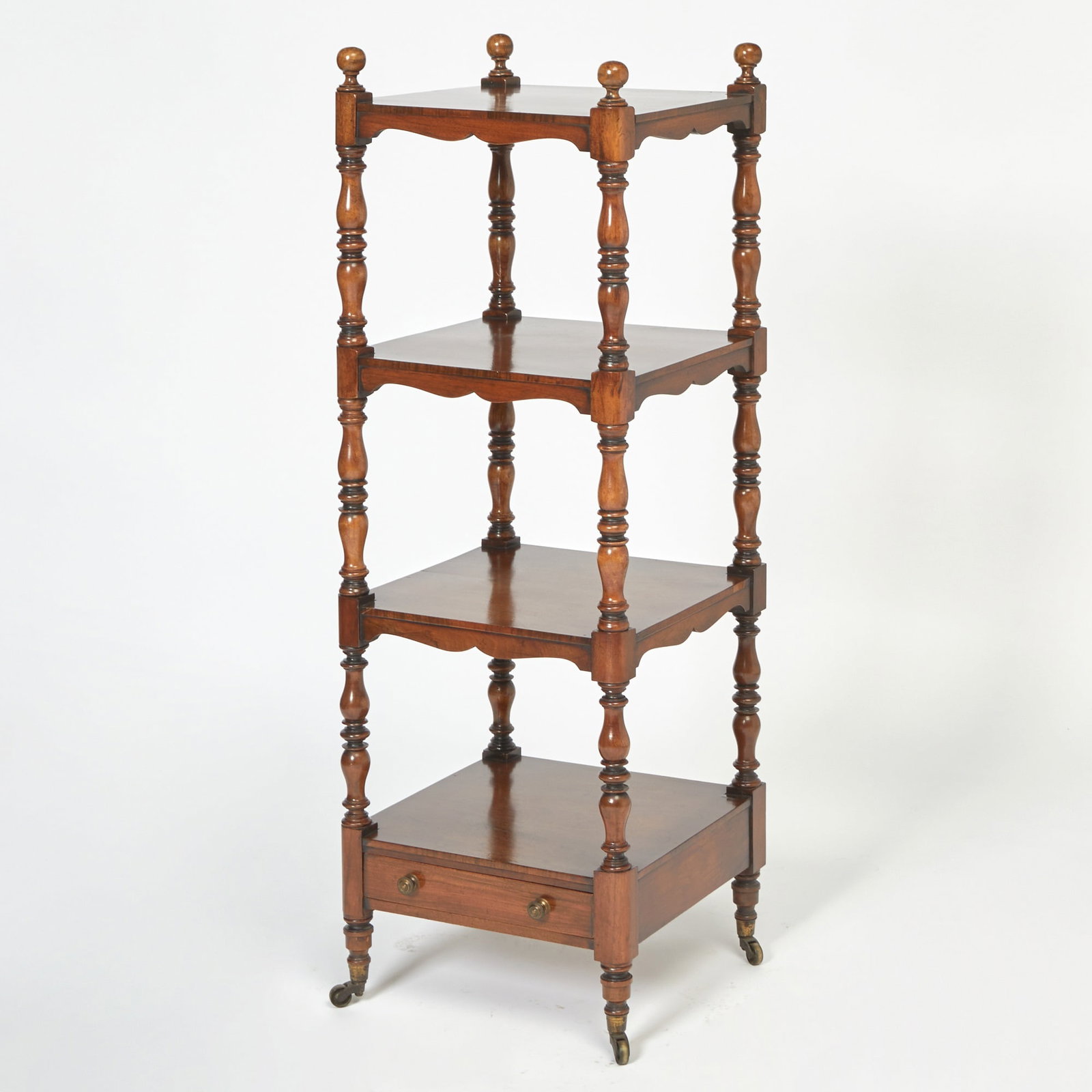 Early Victorian Mahogany Whatnot (1 of 3)