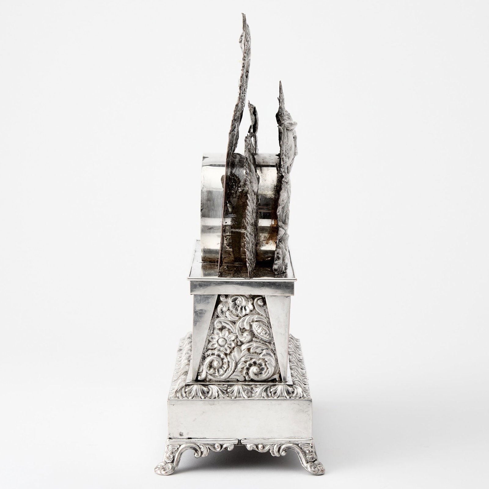 Austrian Silver Clock - 4