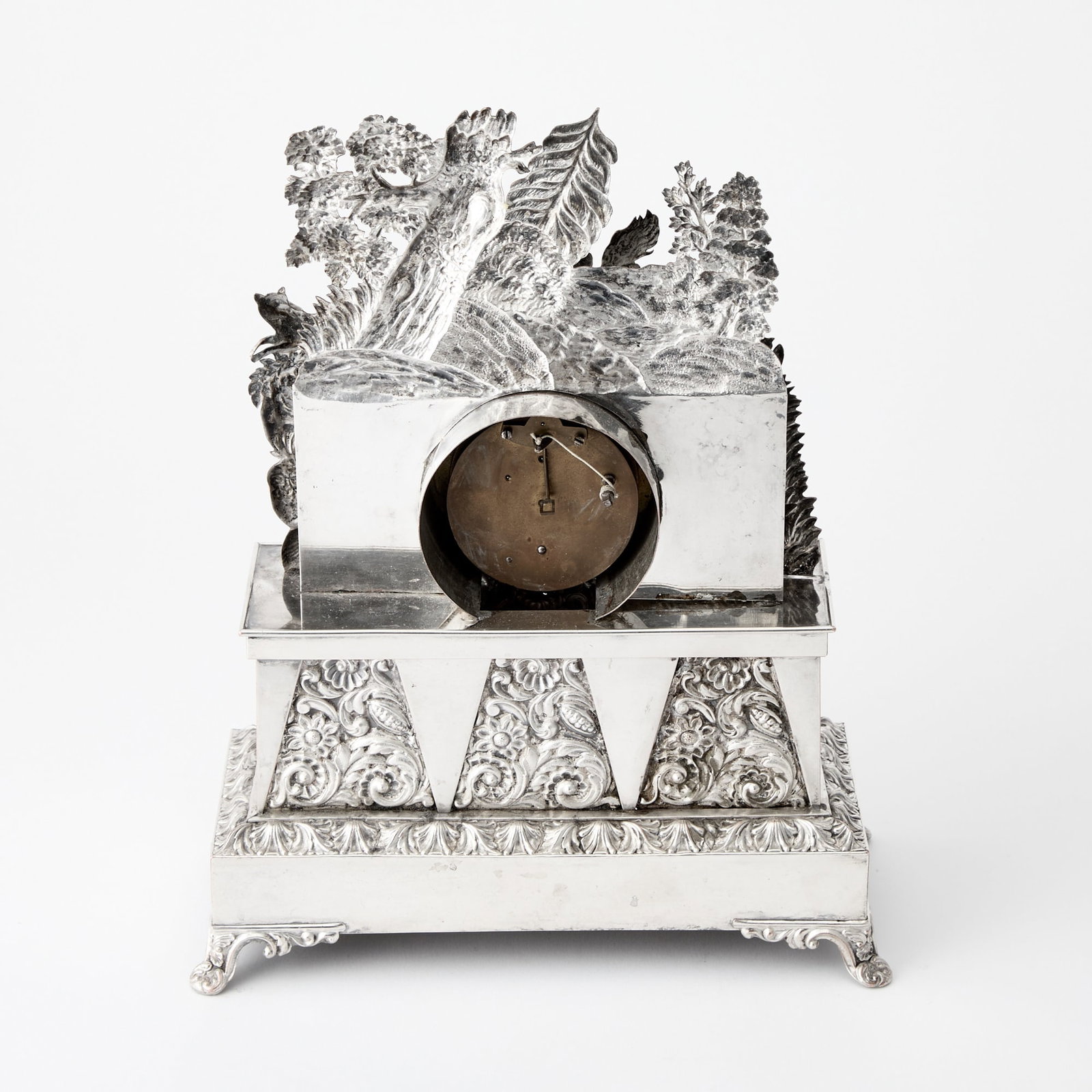 Austrian Silver Clock - 5
