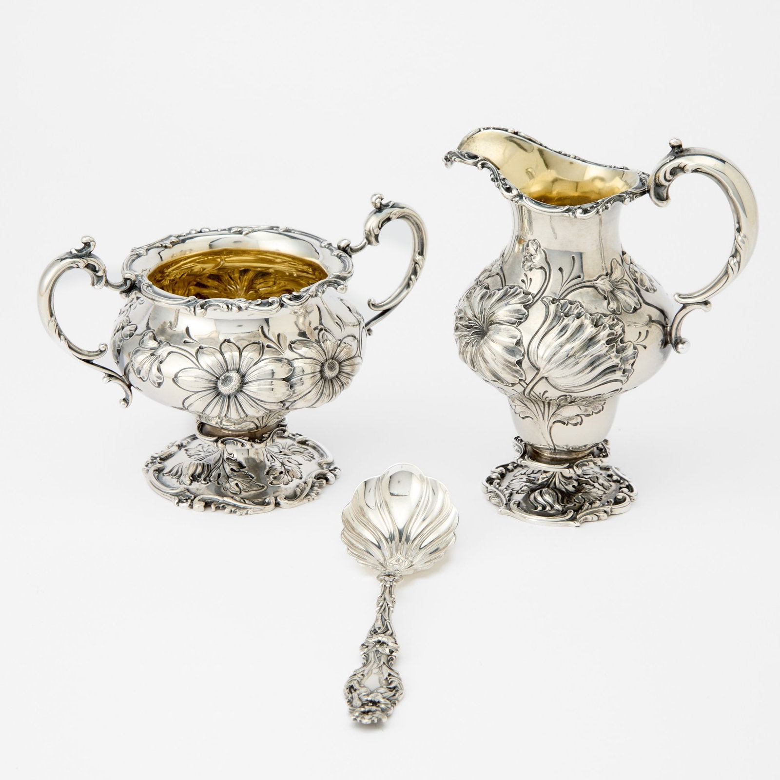 American Sterling Silver Cream and Sugar Set (1 of 6)