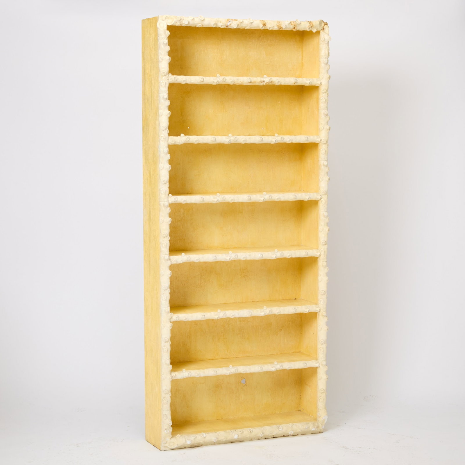 Faux Bois Painted Bookcase (1 of 4)