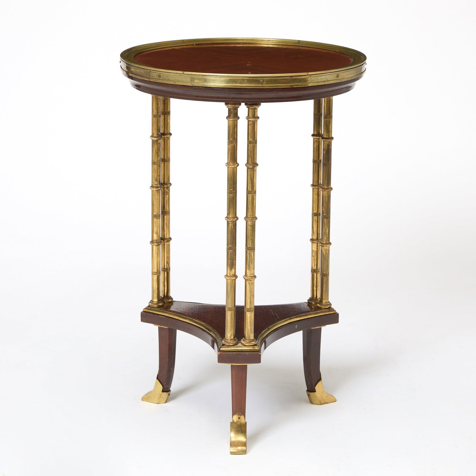 Louis XVI Style Gilt-Metal Mounted Rosewood Side Table (1 of 4)