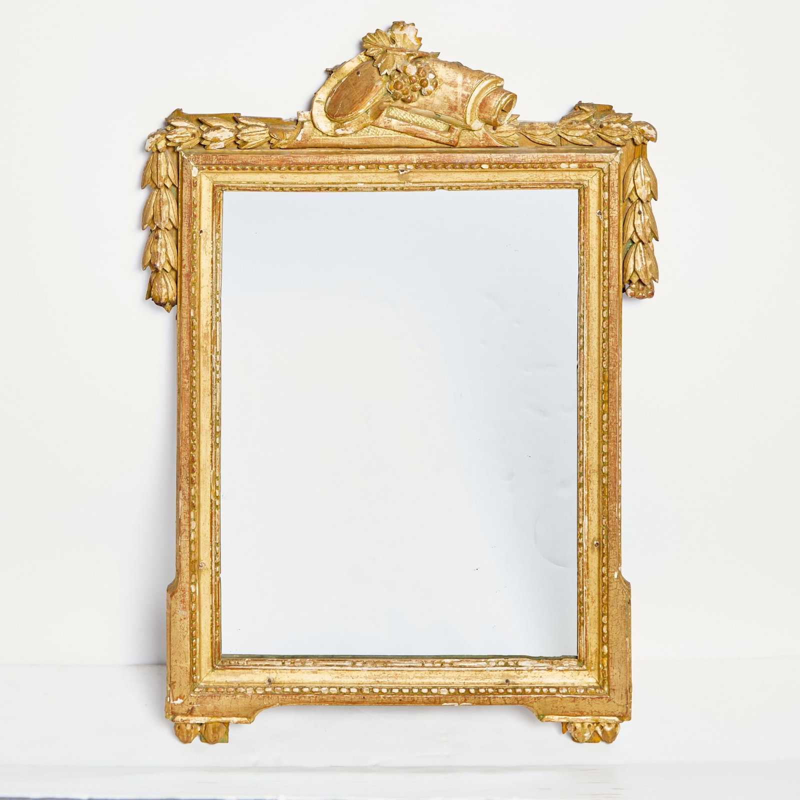 Louis XVI Giltwood Mirror (1 of 2)