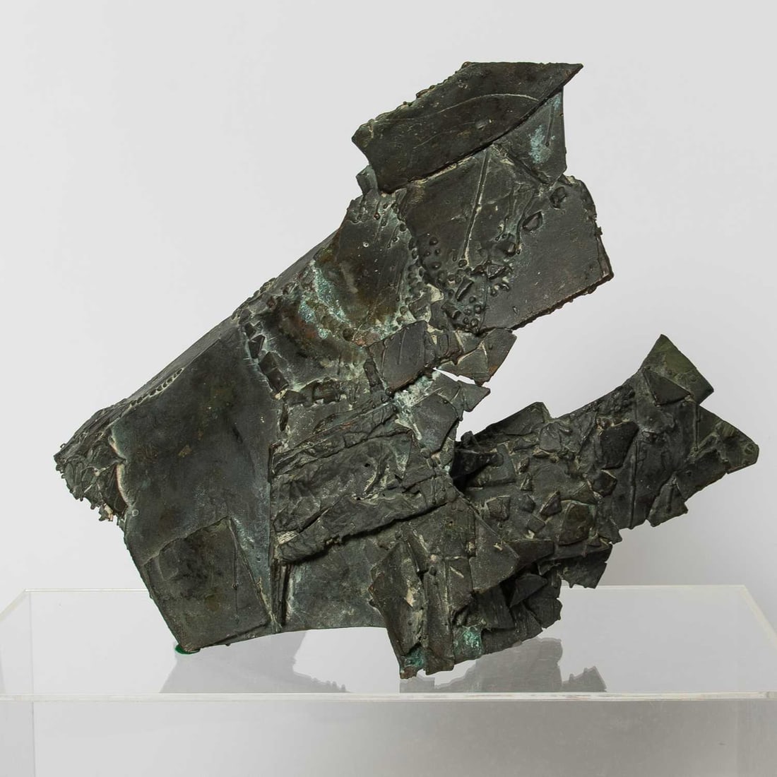 Attributed to Pablo Serrano Aguilar: Untitled (Abstract Form) Bronze with brown patina 18 x 24 x 11 inches (45.7 x 61 x 27.9 cm)