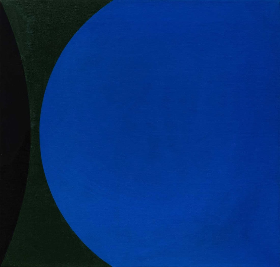 Joseph Binder: Austrian/American, 1898-1972 Untitled, 1966 Signed and dated BINDER 66 on the reverse Acrylic on canvas 19 1/4 x 20 inches (48.9 x 50.8 cm) (Framed 19 7/8 x 20 3/4 inches)