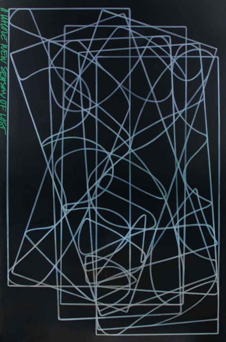 Blake Rayne: American, b. 1969 RA: 15h 17m 31.222s DEC: 31° 17m 31.620s, 2014 Signed and dated on the stretcher </
