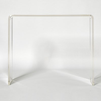 Acrylic Waterfall Console Table - 2