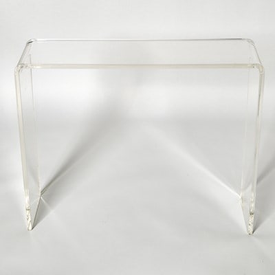 Acrylic Waterfall Console Table - 3