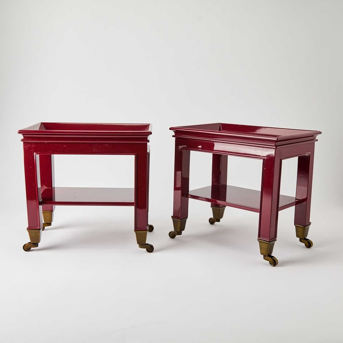 Two The Lacquer Company Lacquered Telephone Tables (1 of 5)