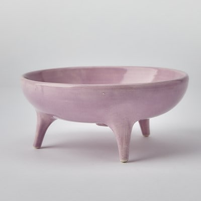 Five Nicholas Newcomb for Newcomb Studios Lavender Glazed Earthenware Table Articles - 4