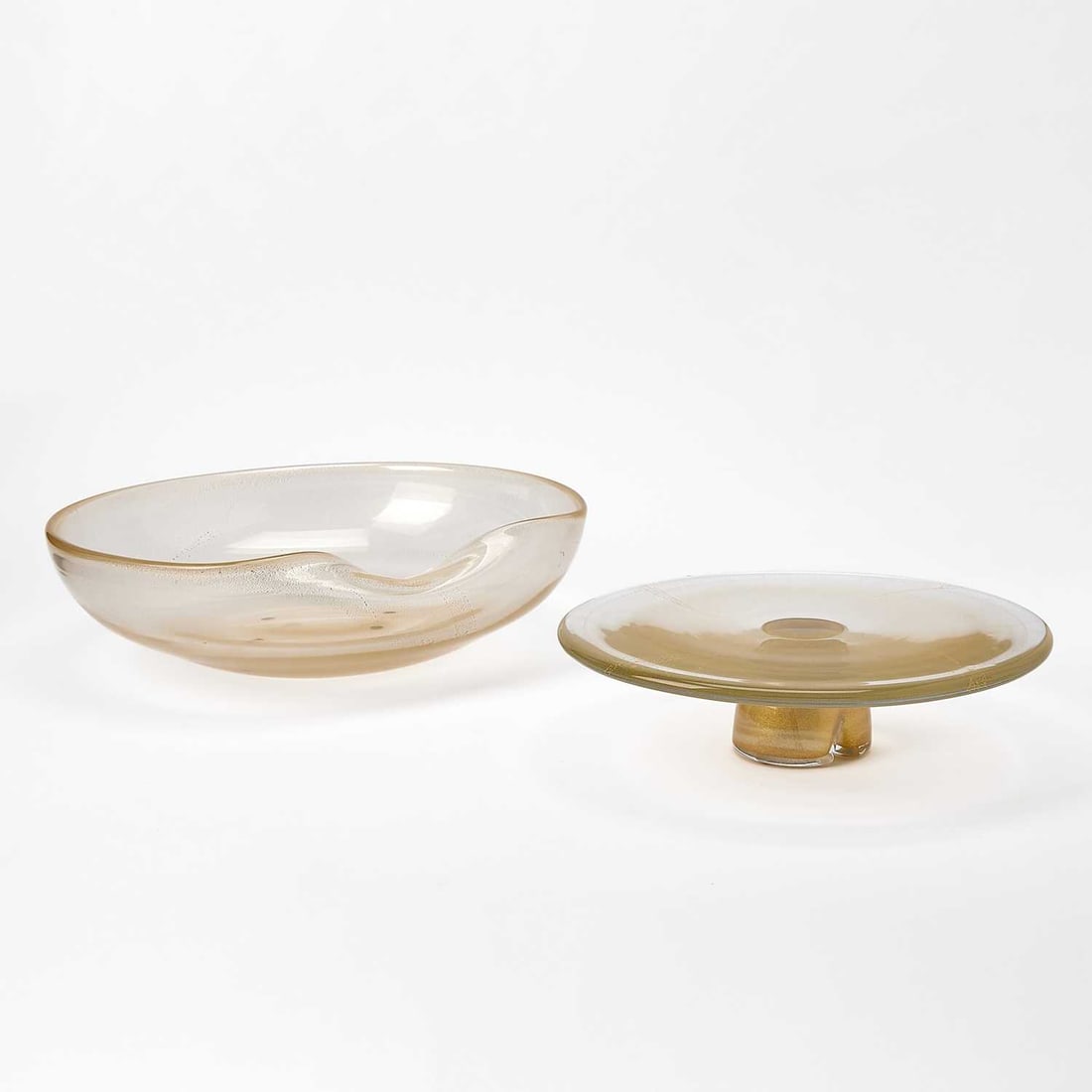 Two Elsa Peretti for Tiffany & Co. Blown Glass Table Articles (1 of 6)