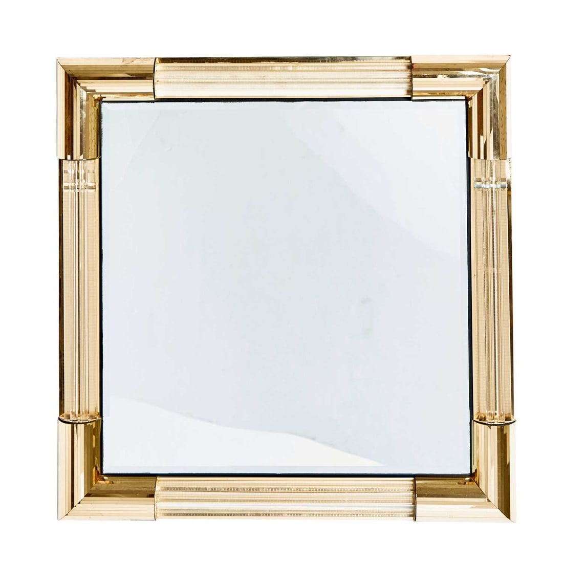 Contemporary Acrylic Rod Frame Mirror (1 of 2)