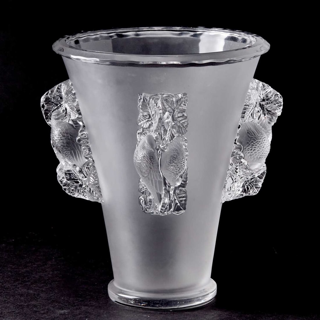 R. Lalique Molded Glass "Saint-Emilion" Vase (1 of 3)