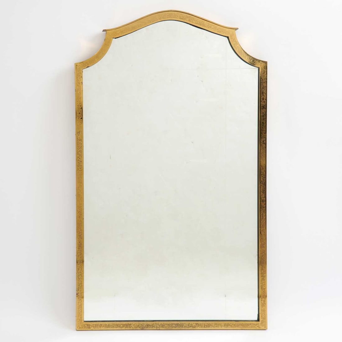 French Art Moderne Gilt-Bronze Framed Mirror (1 of 3)