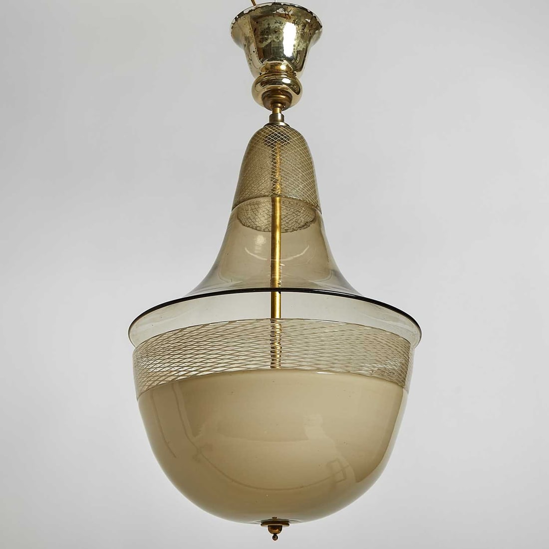 Murano Hand-Blown Glass Three-Light Lantern (1 of 3)