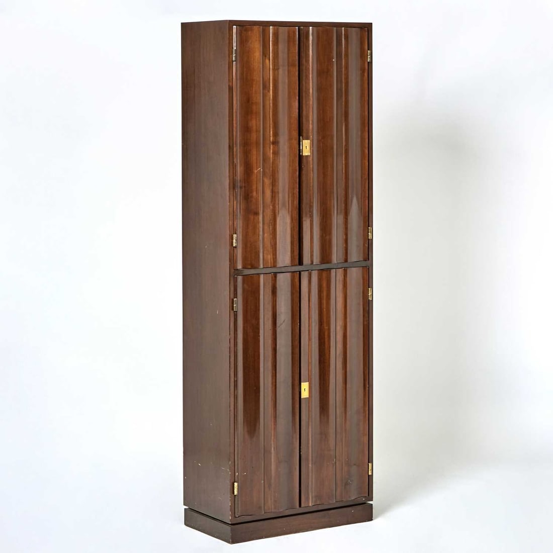 Tommi Parzinger Walnut Tall Cabinet (1 of 3)