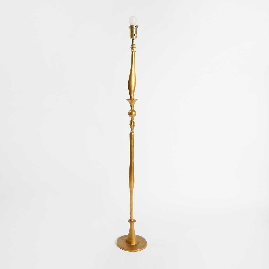 After Alberto Giacometti Gilt-Bronze "Grande Feuille" Model Floor Lamp (1 of 4)