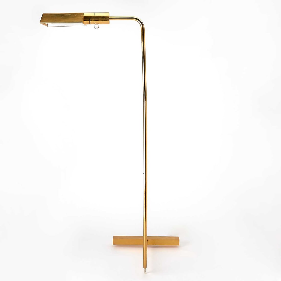 Cedric Hartman Brass Telescopic Reading Floor Lamp (1 of 4)
