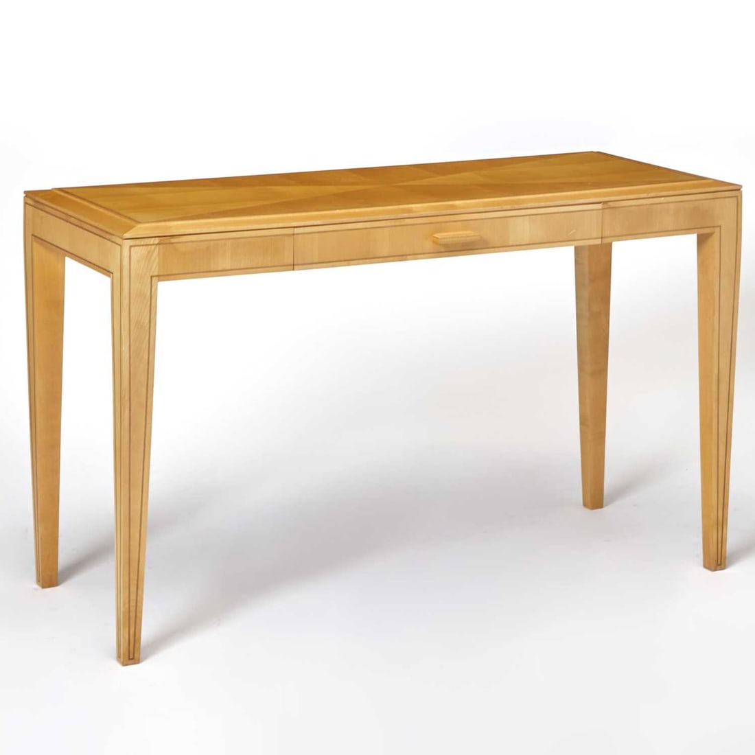 David Linley Inlaid Sycamore Console Table (1 of 6)