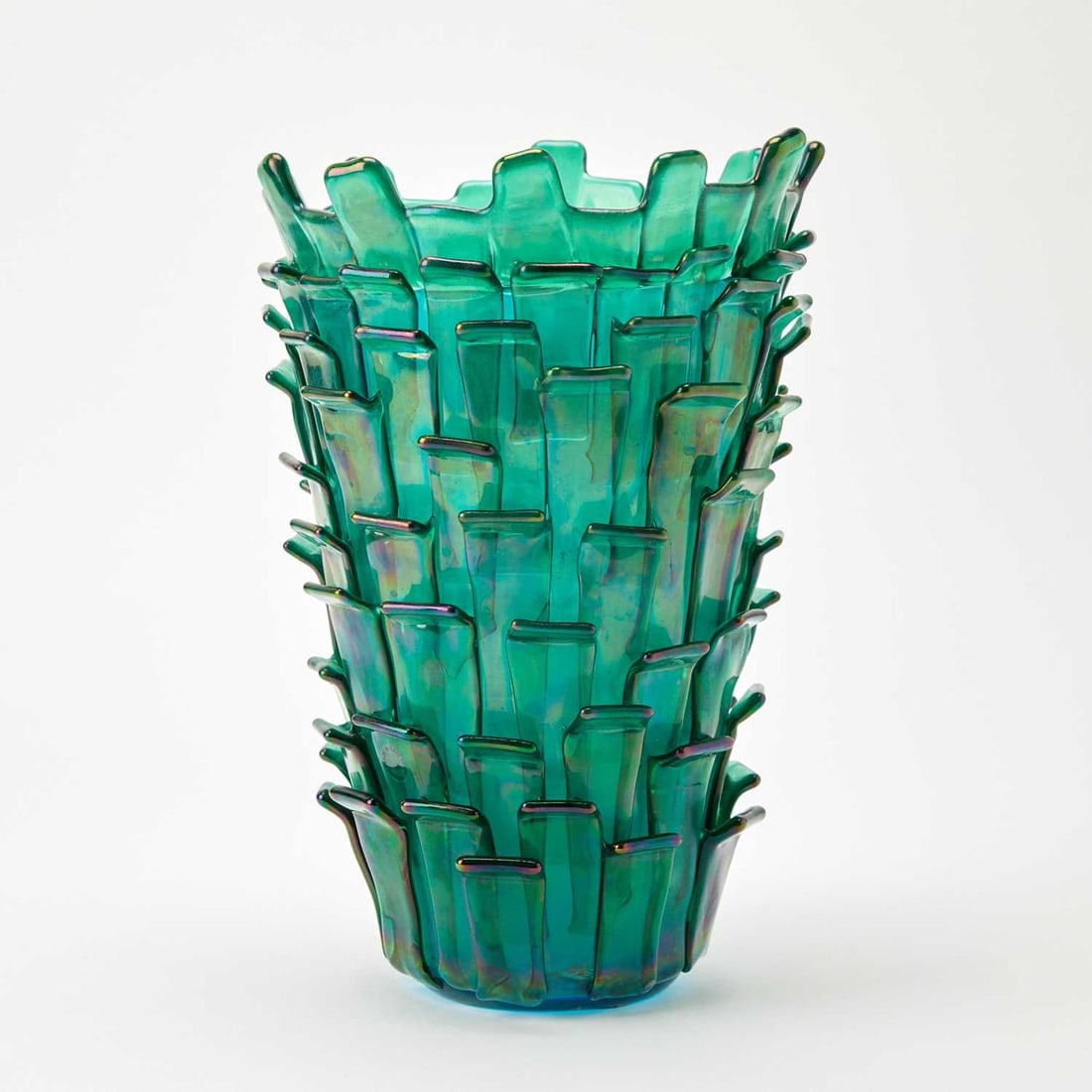 Venini Murano Hand-Blown and Applied Glass "Ritagli" Vase (1 of 4)