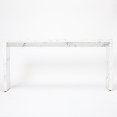 Marble Waterfall Console Table - 3