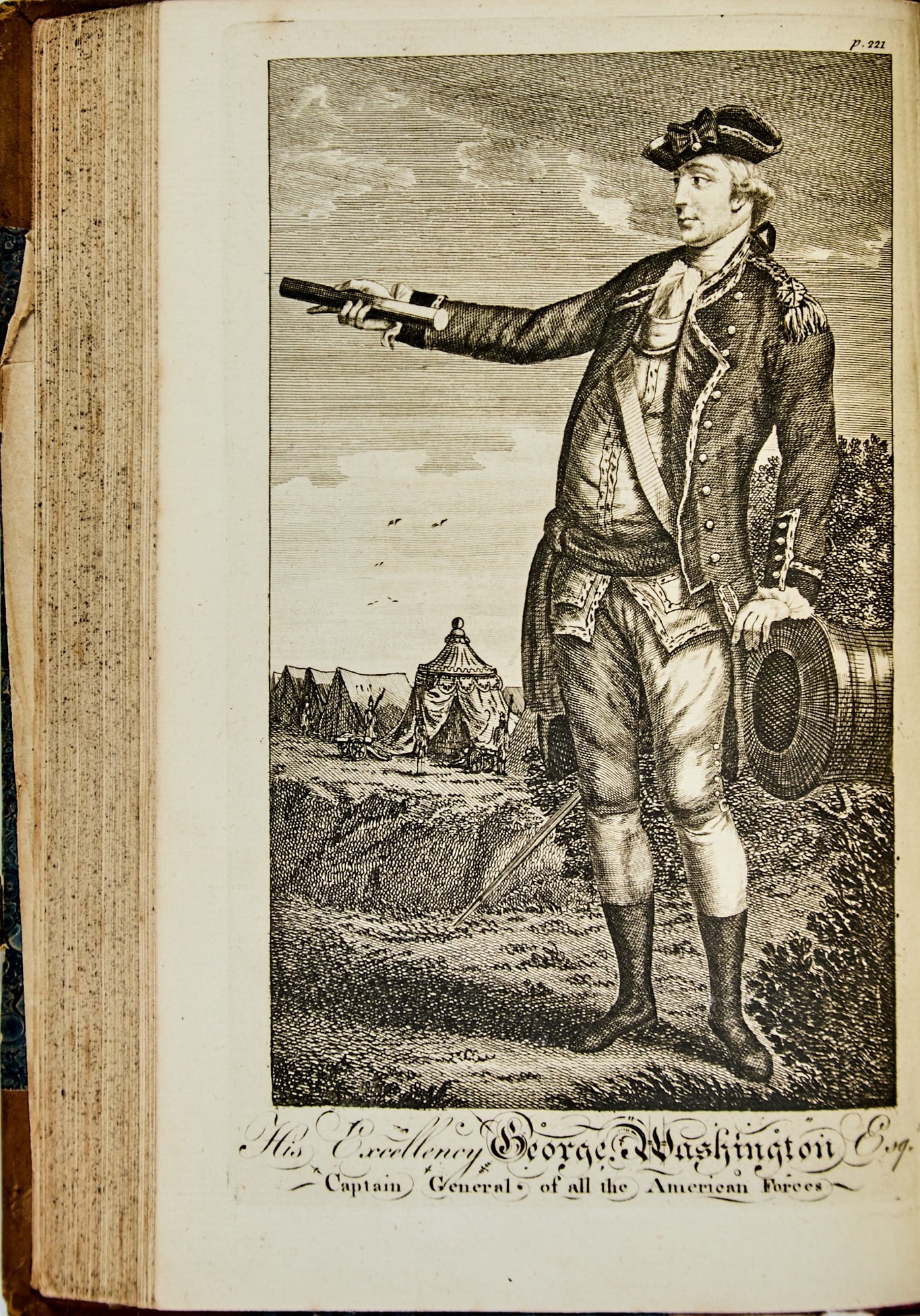 Burke on the Revolution through 1779, with portraits of Washington, Franklin and others: [AMERICAN REVOLUTION] [BURKE, EDMUND]. An Impartial History of the War in America, between Great Britain and her Colonies, from its Commencement to the end of the